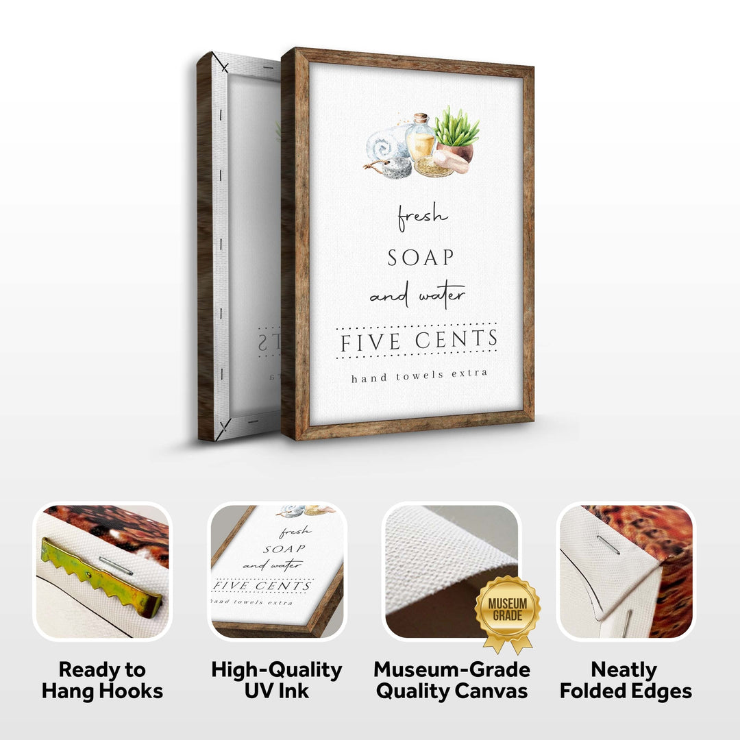 Fresh Soap And Water Bathroom Sign III