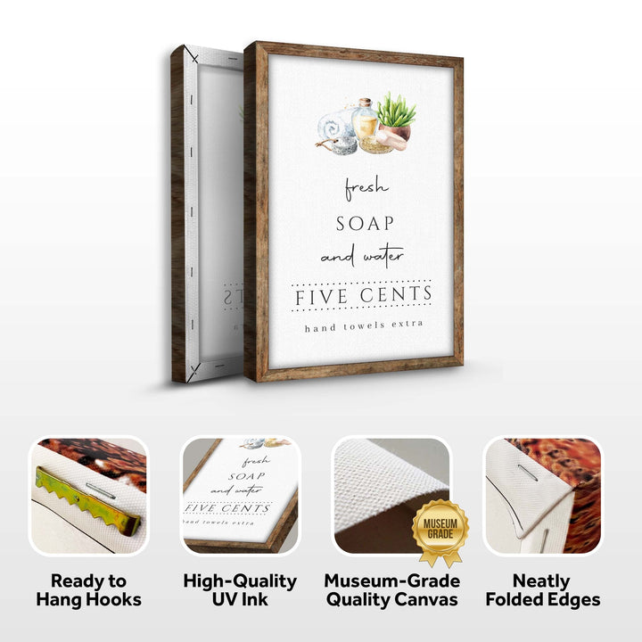 Fresh Soap And Water Bathroom Sign III