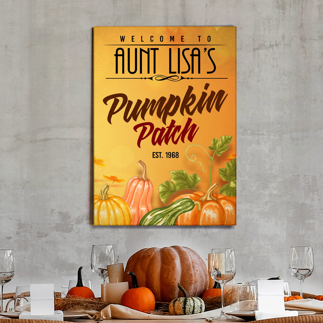 Pumpkin Patch Sign VII