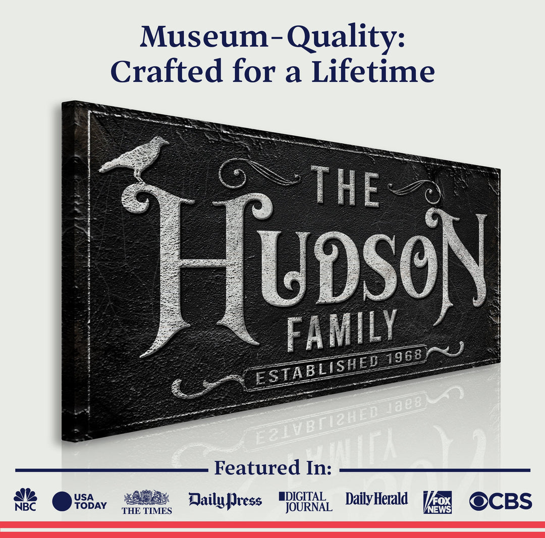 Personalized Gothic Sign IV