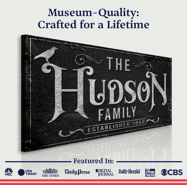 Personalized Gothic Sign IV