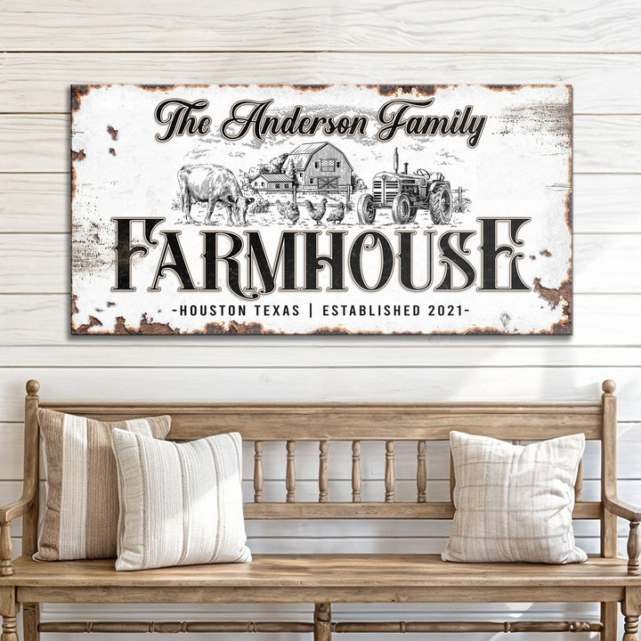 Personalized Farmhouse Sign III
