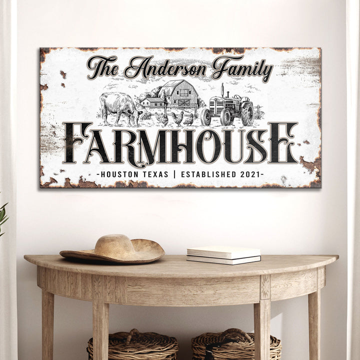 Personalized Farmhouse Sign III
