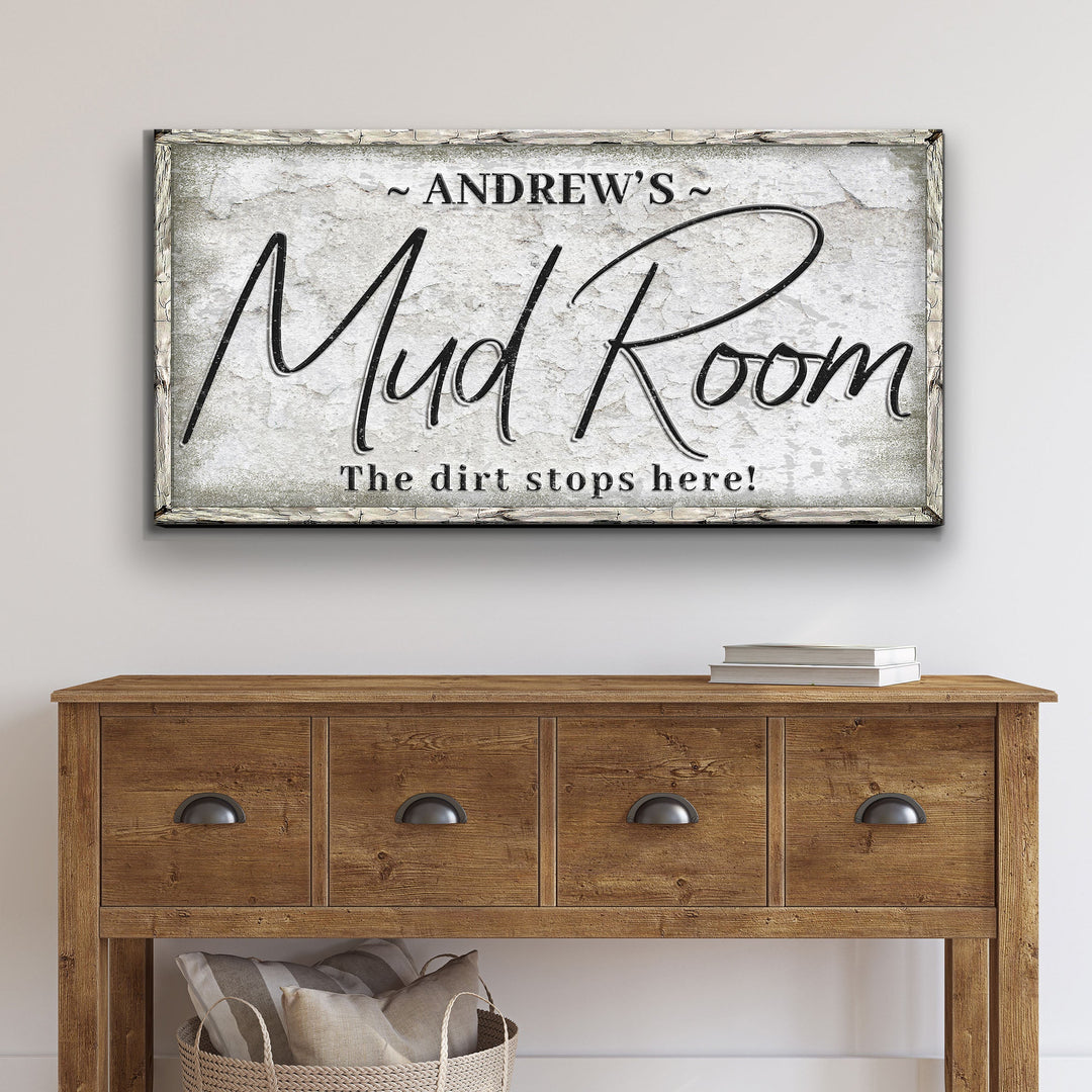 Personalized Mud Room Sign II