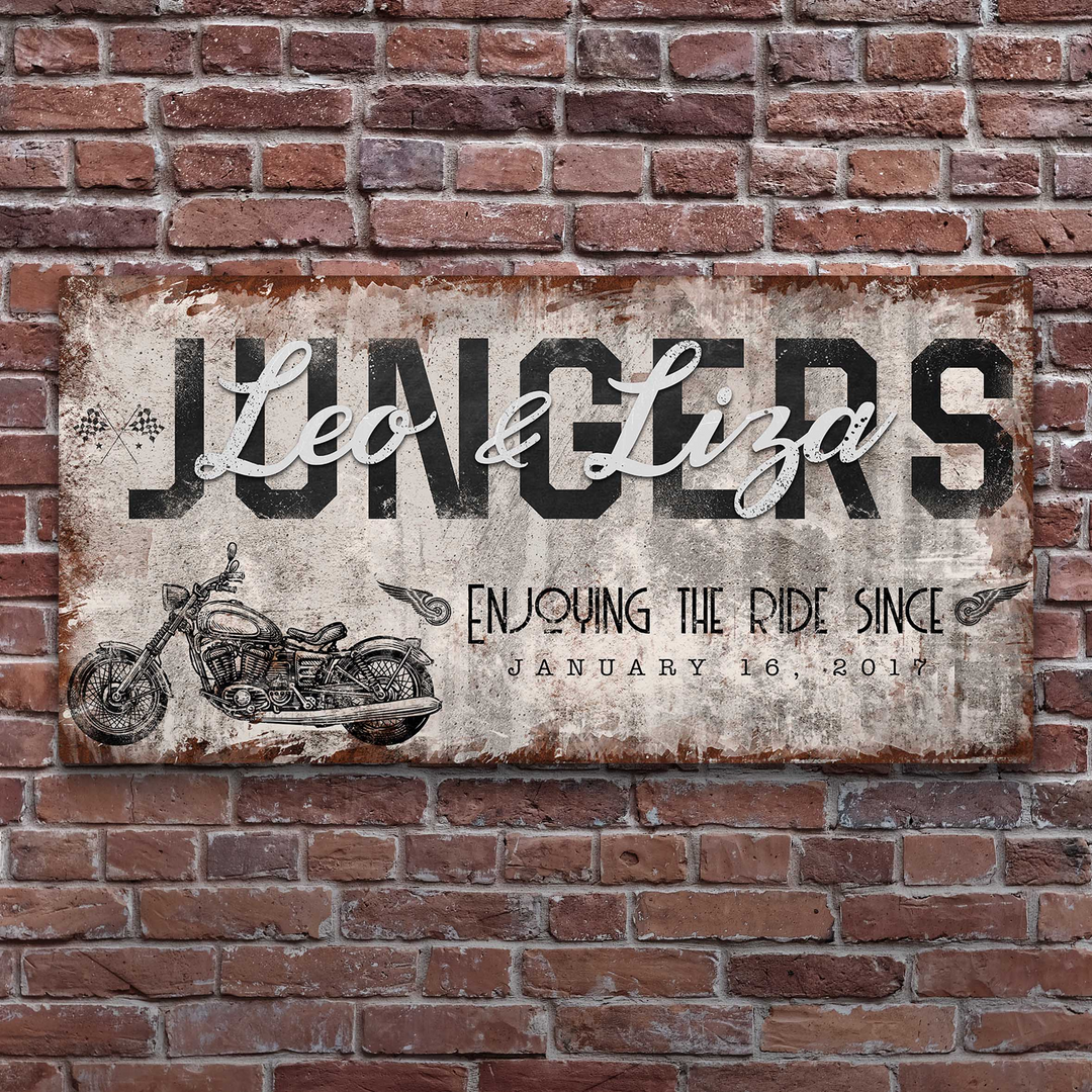 Enjoy the Bike Ride Sign