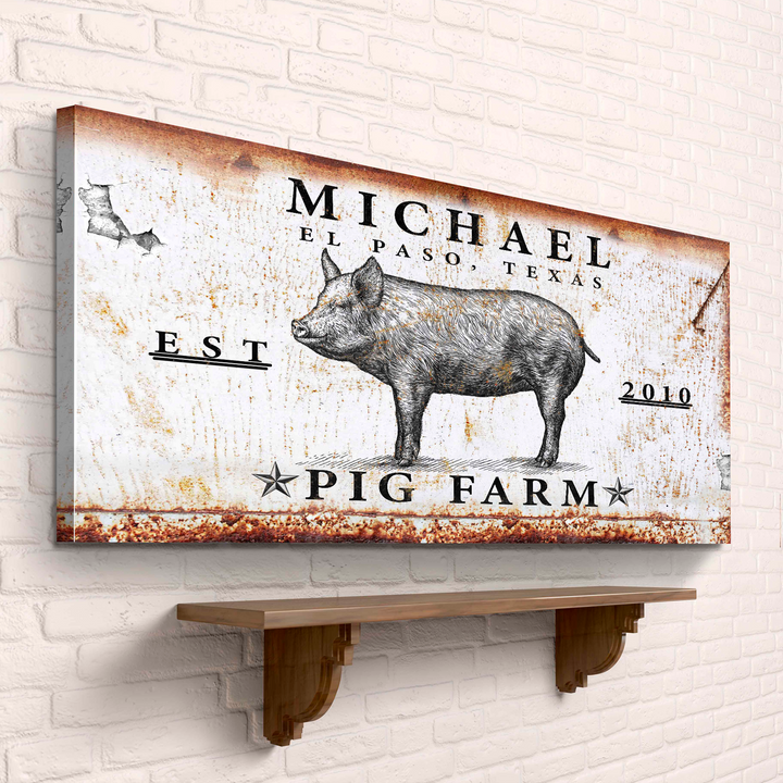 Pig Farm Sign