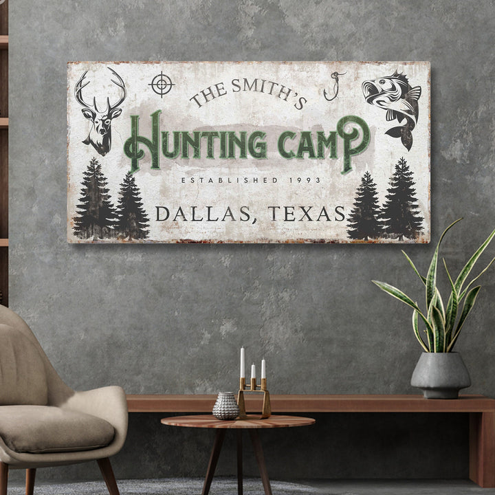 Fishing And Hunting Sign