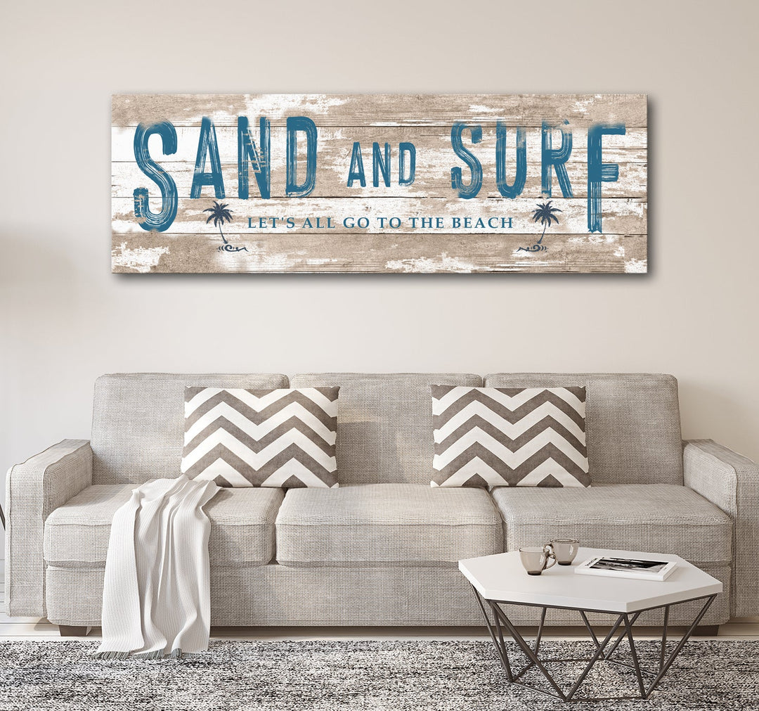 Sand And Surf Sign (Free Shipping)