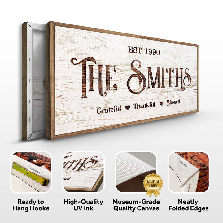 Thanksgiving Family Sign