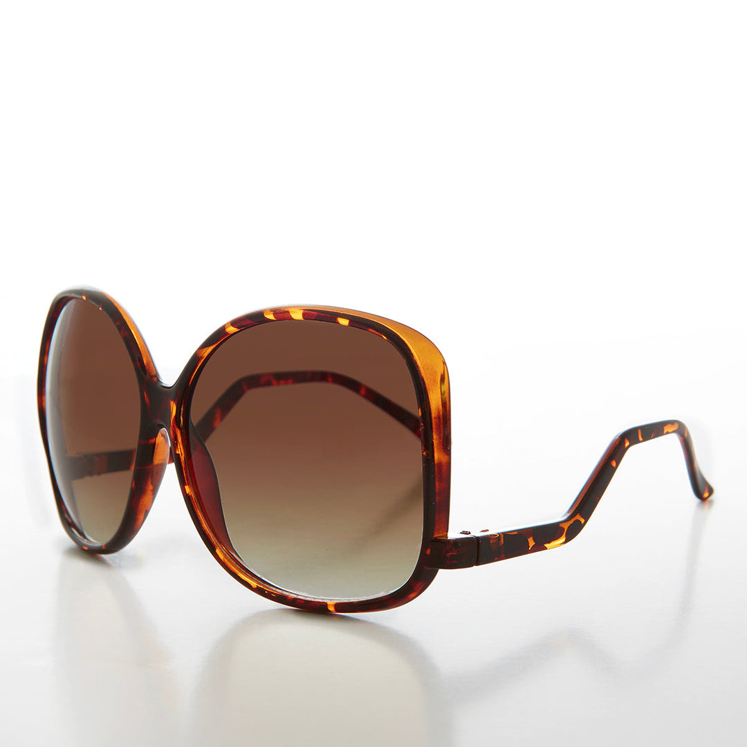 Oversized Women's Drop Temple Sunglass - Paulina