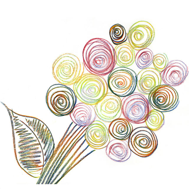 Getty Marbled Tricolor Pencil