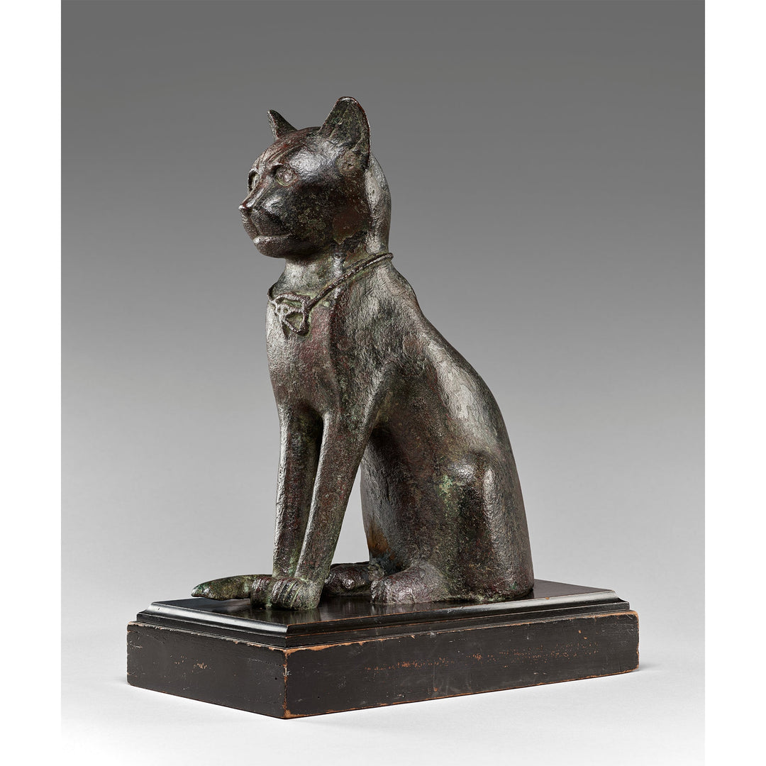Plush Egyptian Bastet Cat Keychain