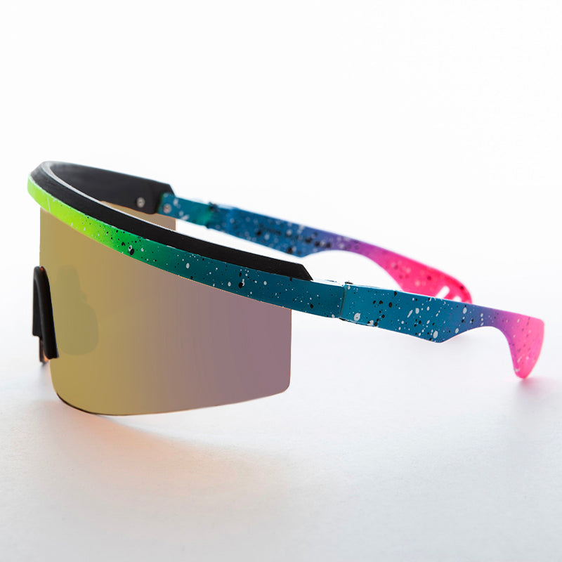 Kids 80s Wrap Around Sunglasses - Colt