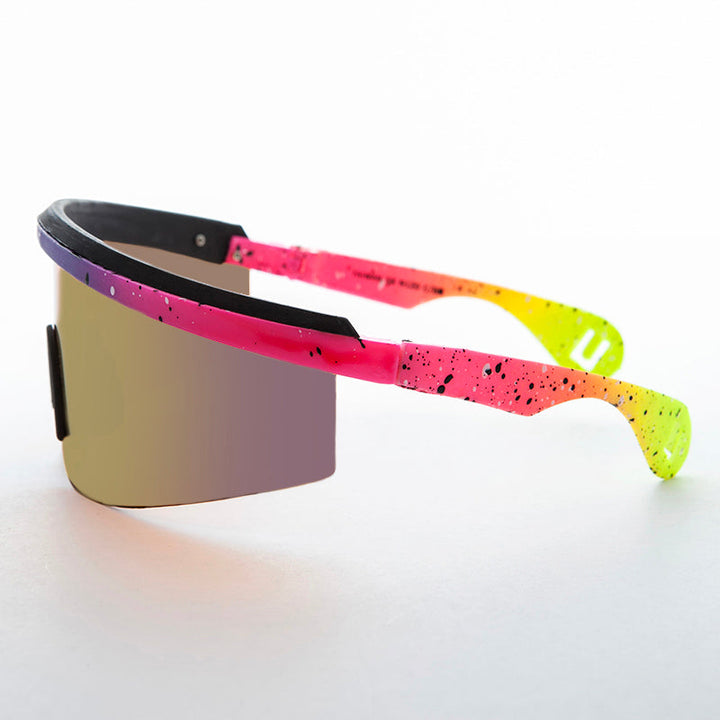 Kids 80s Wrap Around Sunglasses - Colt