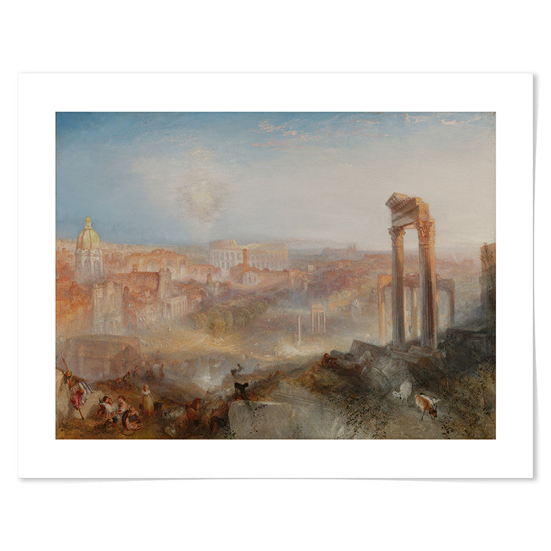 Turner - Modern Rome--Campo Vaccino 11" x 14" Print