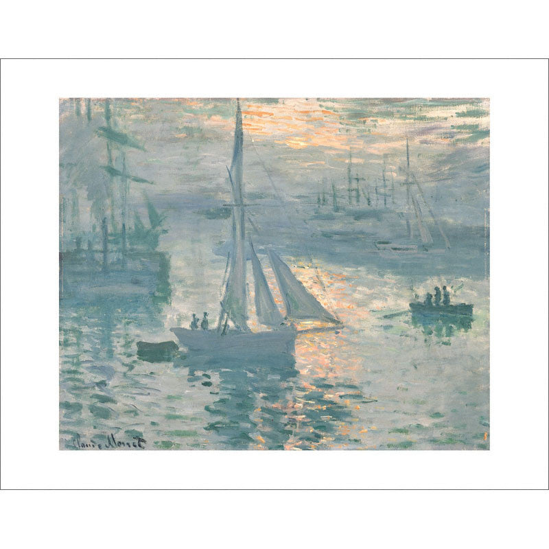 Monet - Sunrise (Marine) 11" x 14" Print