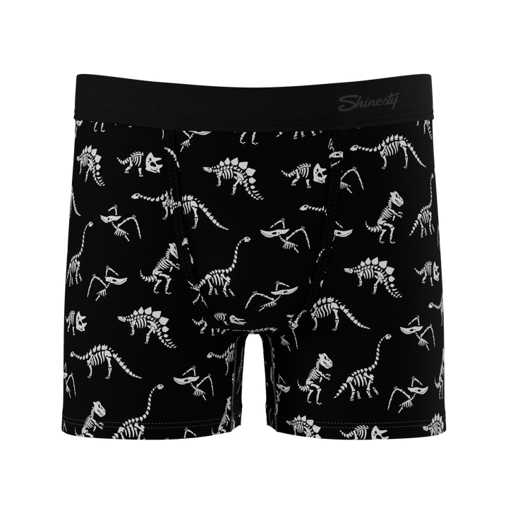 The Paleontologist | Glow in the Dark Dinosaurs Boy's Boxer Briefs