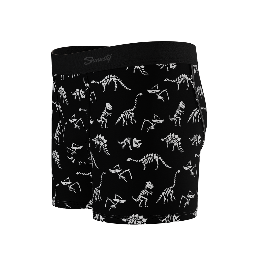 The Paleontologist | Glow in the Dark Dinosaurs Boy's Boxer Briefs