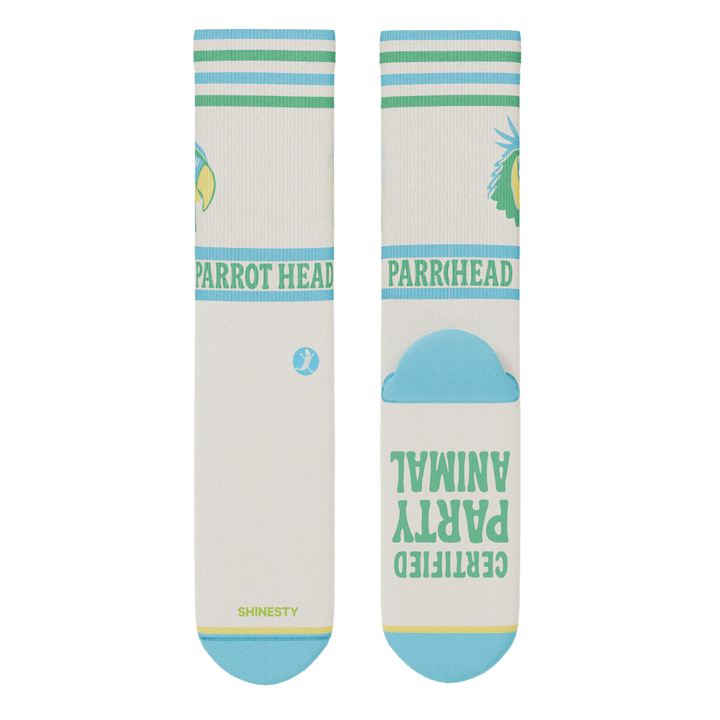 The Party Animal | Shinesty x Margaritaville® Heel Hammock™ Crew Socks