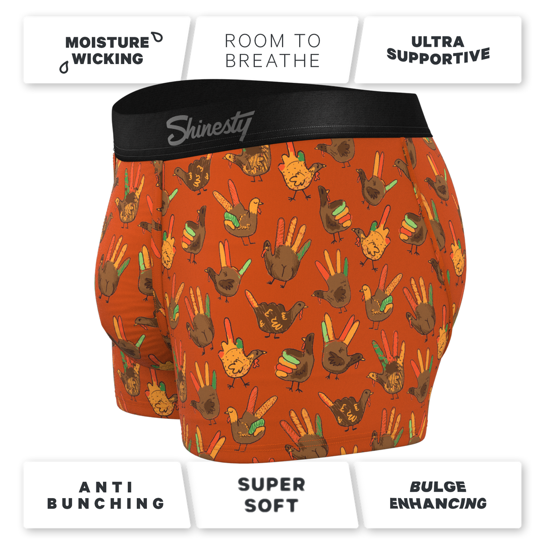 The Party Fowl | Thanksgiving Turkey Ball Hammock® Pouch Trunks Underwear