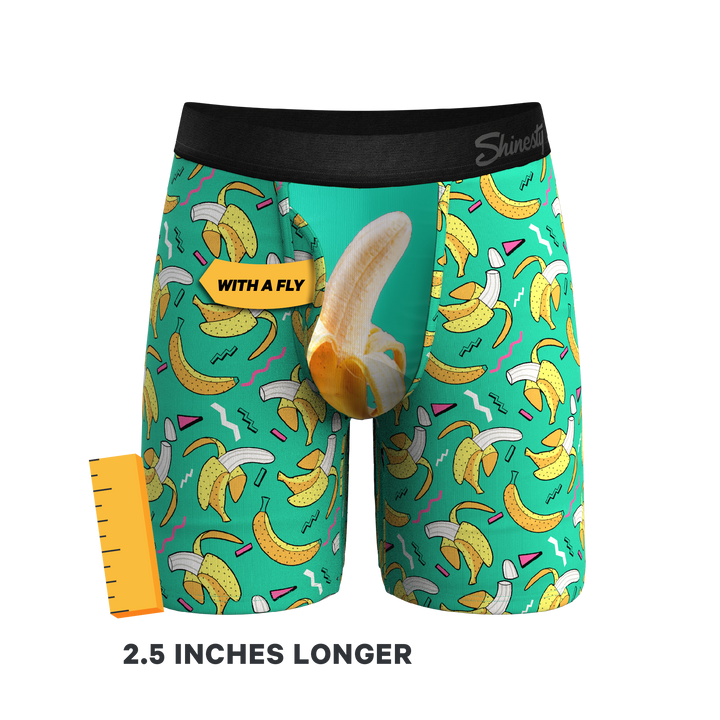 The Peel Deal | Retro Banana Long Leg Ball Hammock® Pouch Underwear With Fly