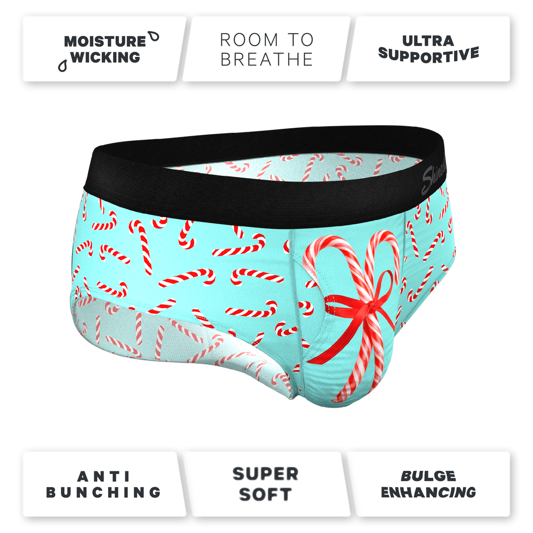 The Peppermint Pimp Canes | Candy Cane Ball Hammock® Pouch Underwear Briefs