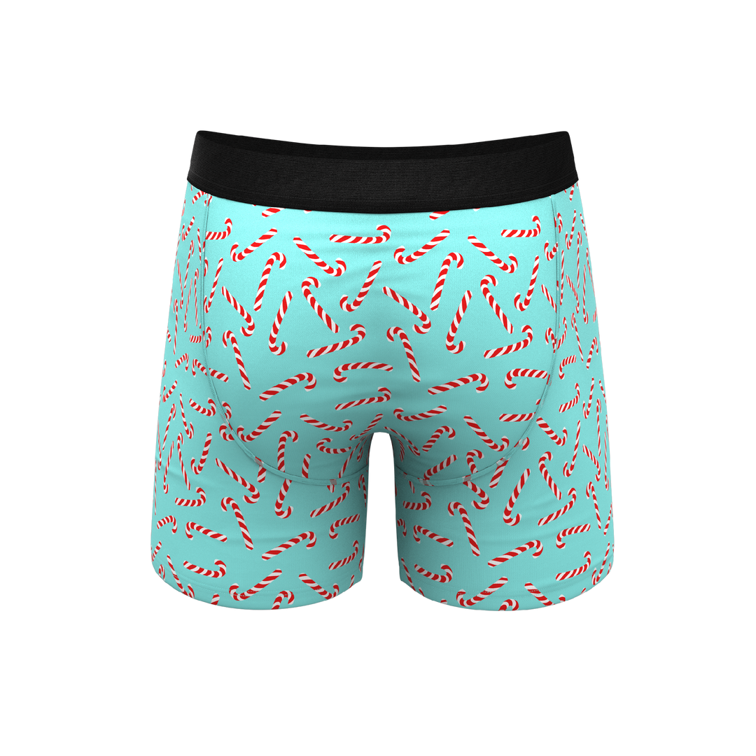 The Peppermint Pimp Canes | Candy Cane Ball Hammock® Pouch Underwear With Fly