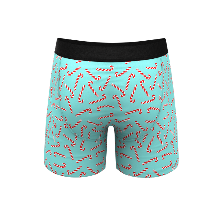 The Peppermint Pimp Canes | Candy Cane Ball Hammock® Pouch Underwear With Fly