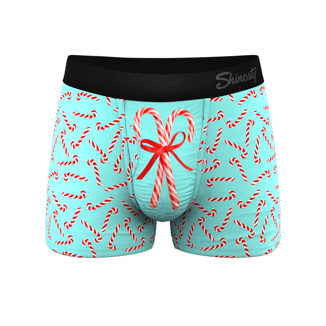 The Peppermint Pimp Canes | Candy Cane Ball Hammock® Pouch Trunks Underwear