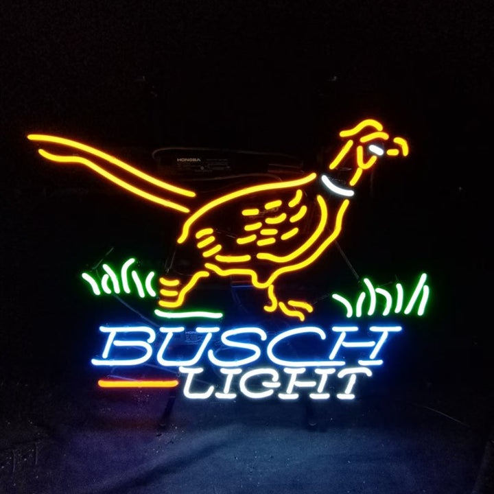 Pheasant Busch Light Neon Signs