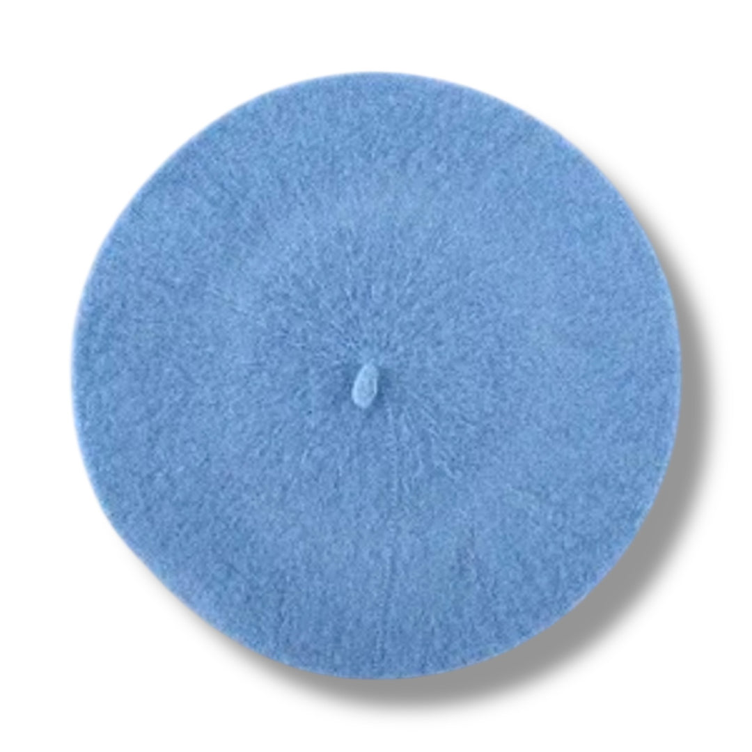 The Looker Classic French Beret - Sky Blue