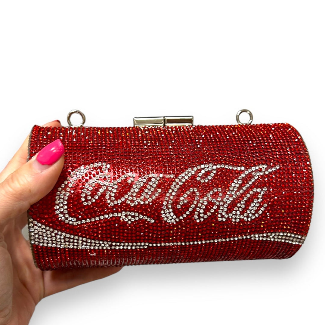 SPARKLY Coca Cola Crystal Encrusted Handbag