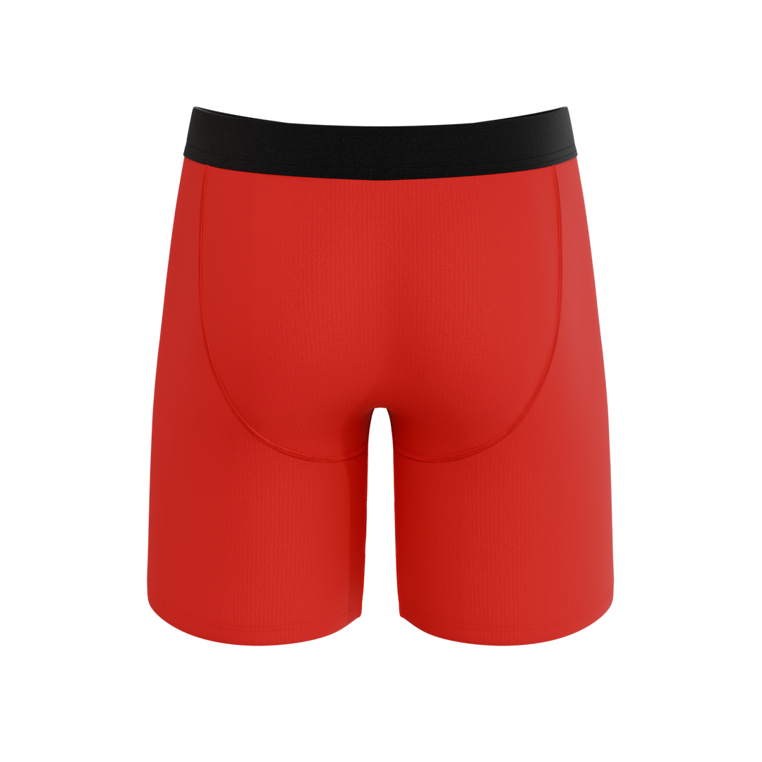 The Picante | Chili Pepper Long Leg Ball Hammock® Pouch Underwear With Fly