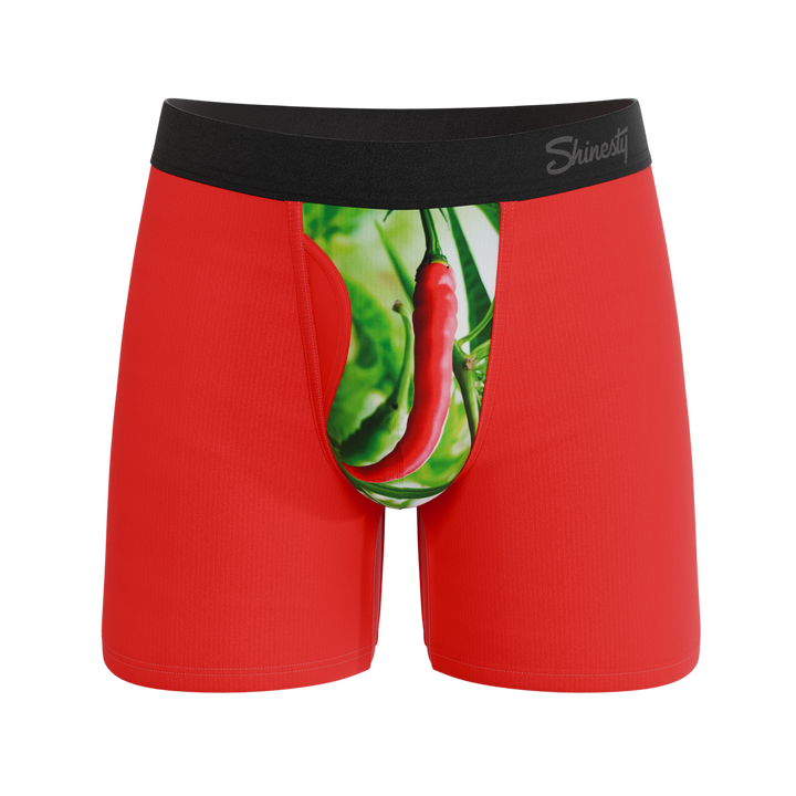 The Picante | Chili Pepper Ball Hammock® Pouch Underwear With Fly