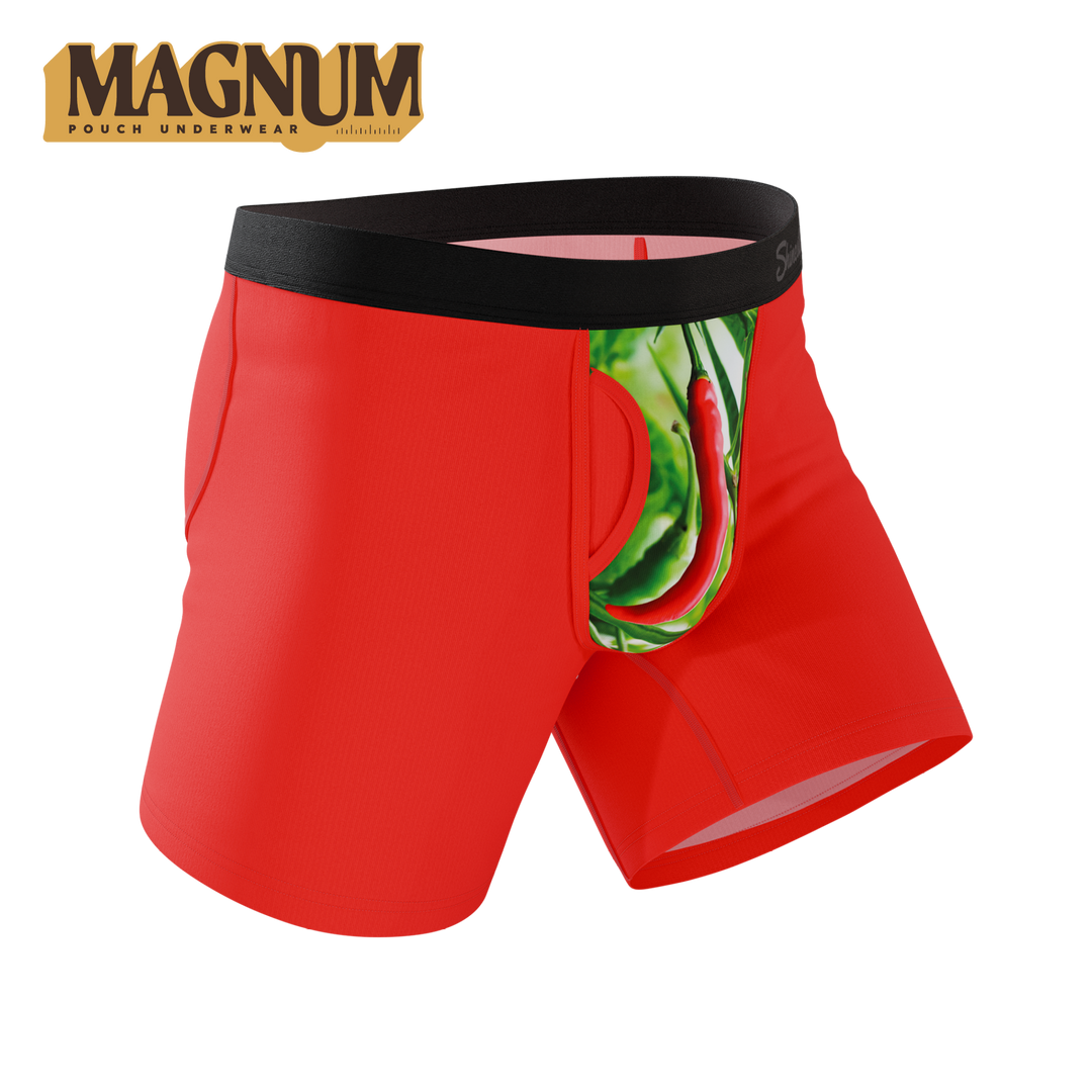 The Picante | Chili Pepper Ball Hammock® Magnum Big Pouch Underwear