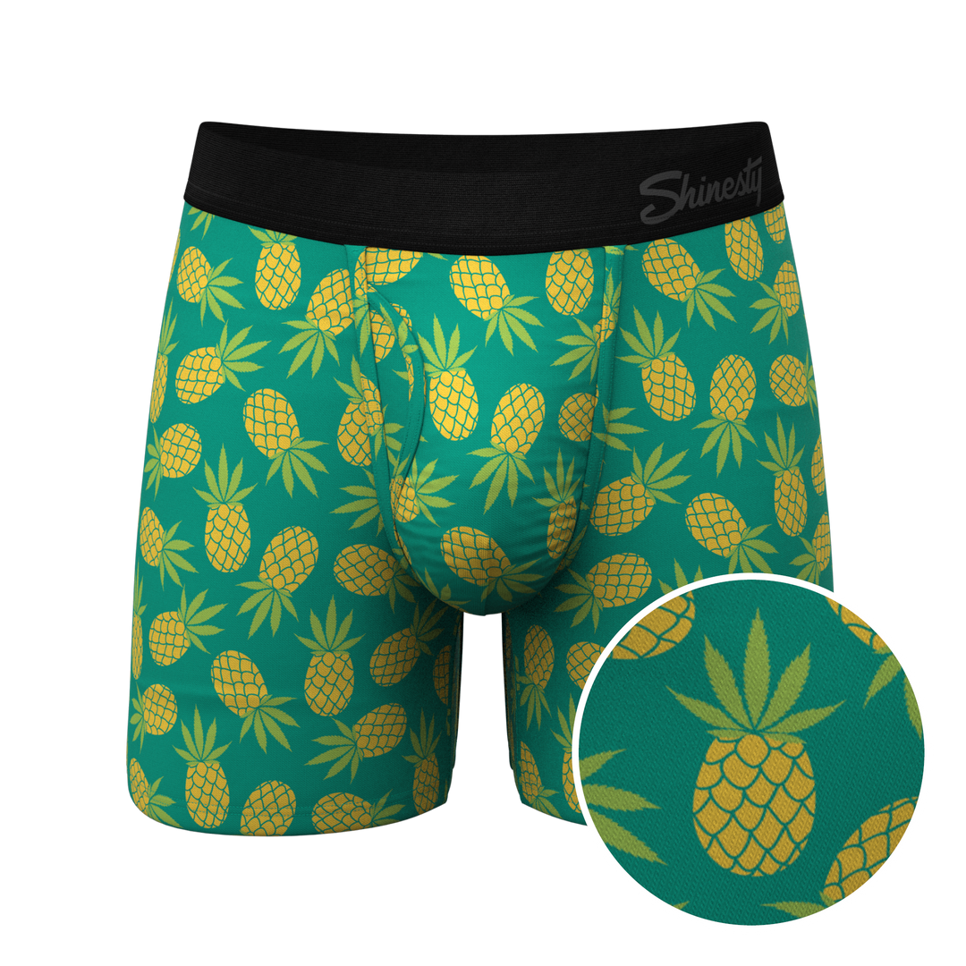 The Pineapple Express | Pineapple Ball Hammock® Pouch Underwear With Fly