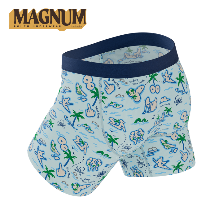 The Pirate's Booty | Naughty Map Ball Hammock® Magnum Big Pouch Underwear