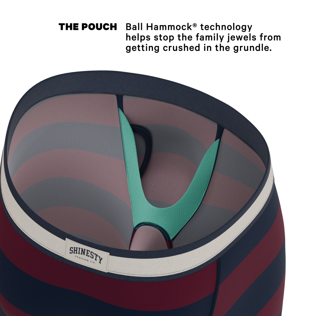 The Pitch | Rugby Stripe Ball Hammock® Boxer - Long Leg