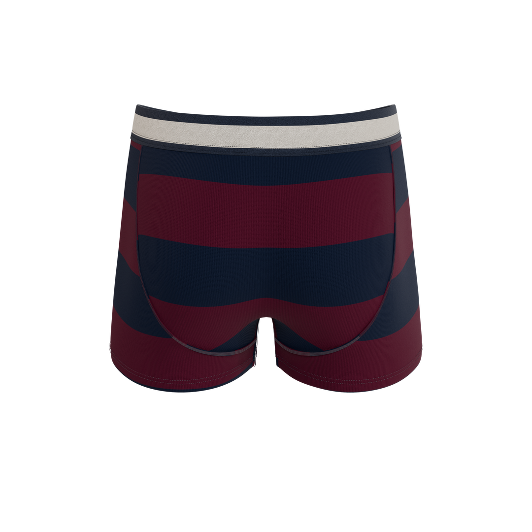 The Pitch | Rugby Stripe Ball Hammock® Pouch Trunks Underwear