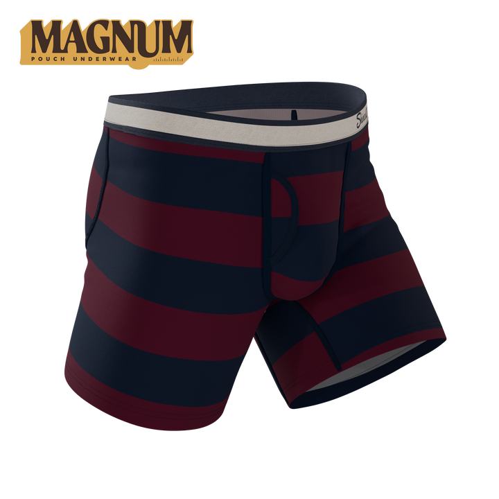 The Pitch | Rugby Stripe Ball Hammock® Magnum Big Pouch Underwear
