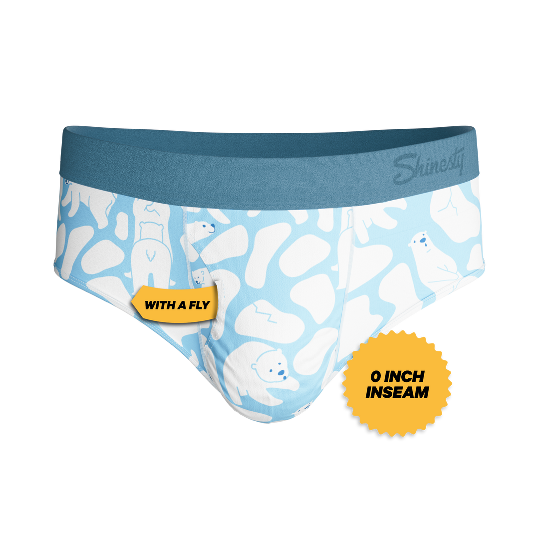 The Polar Polka | Polar Bear Scene Ball Hammock® Pouch Underwear Briefs