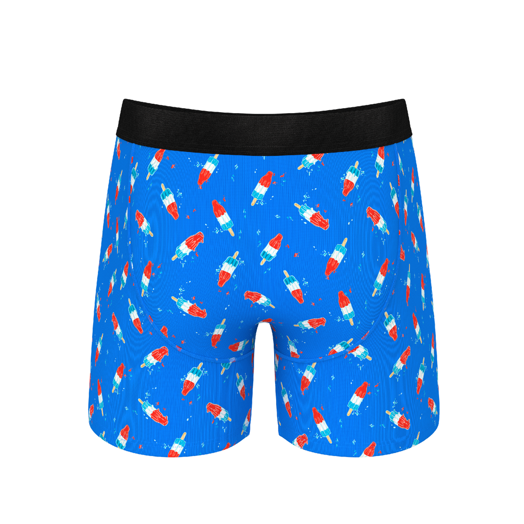 The Popsicle Stick Apex | USA Popsicle Ball Hammock® Pouch Underwear With Fly
