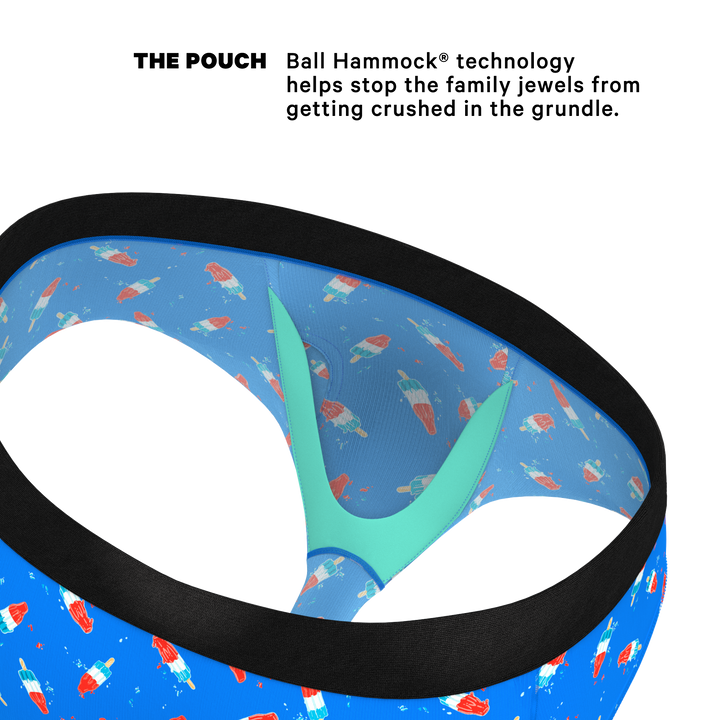 The Popsicle Stick Apex | USA Popsicle Ball Hammock® Pouch Underwear Briefs