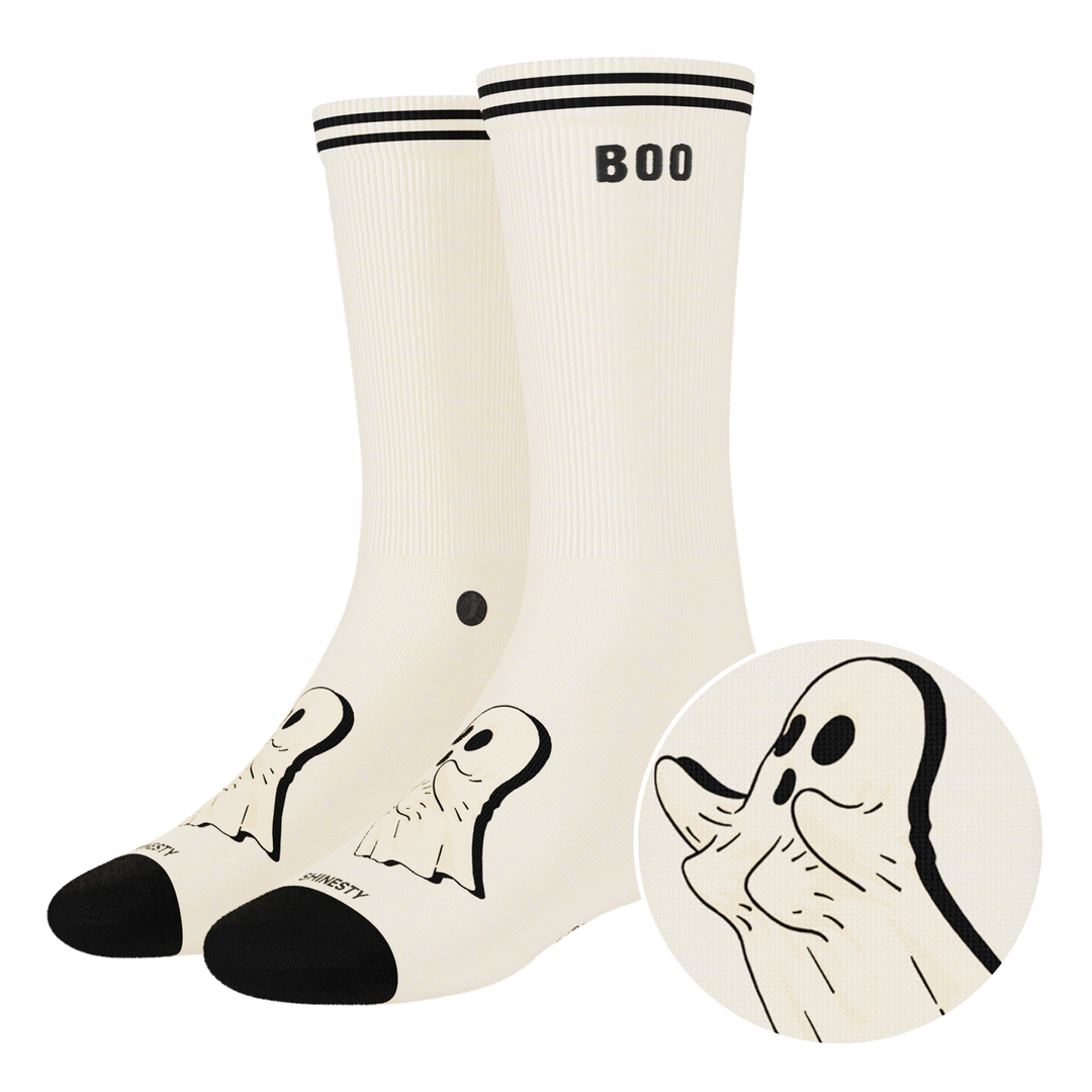 The Possessed Chest | Ghost Heel Hammock™ Crew Socks