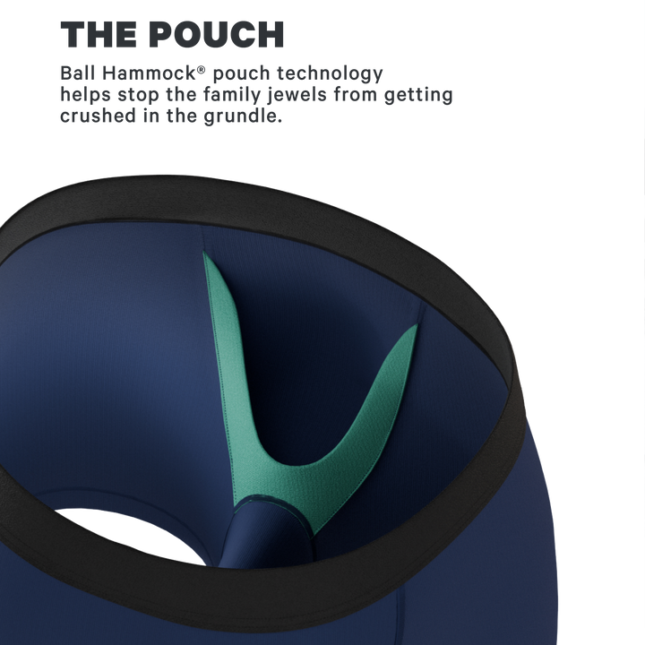 The Big Blue | Navy Fart Proof Ball Hammock® Pouch Underwear
