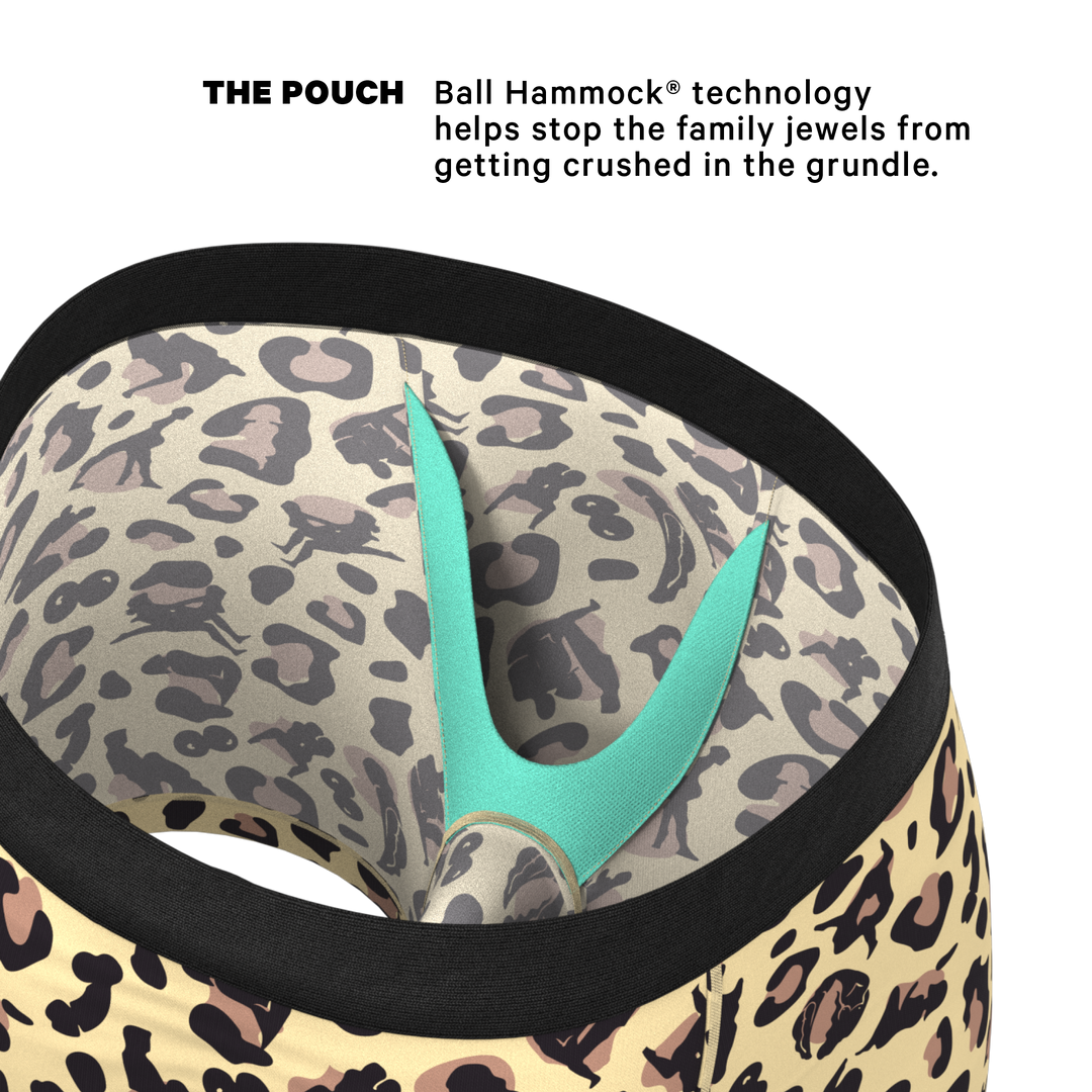 The Primal Passion | Naughty Cheetah Print Ball Hammock® Pouch Underwear