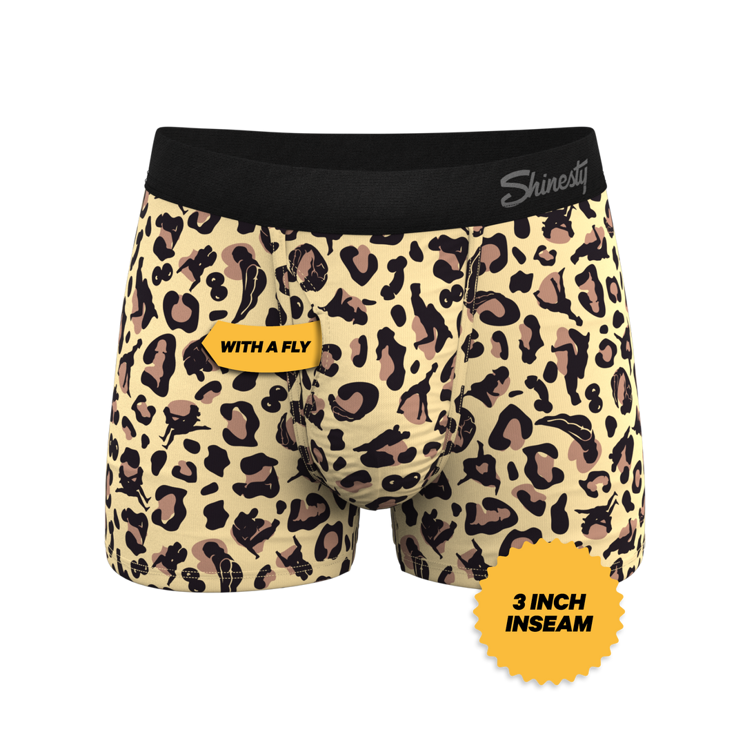 The Primal Passion | Naughty Cheetah Print Ball Hammock® Pouch Trunks Underwear