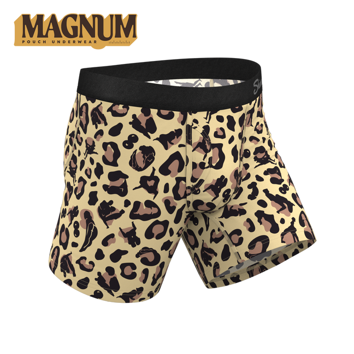 The Primal Passion | Naughty Cheetah Print Ball Hammock® Magnum Big Pouch Underwear
