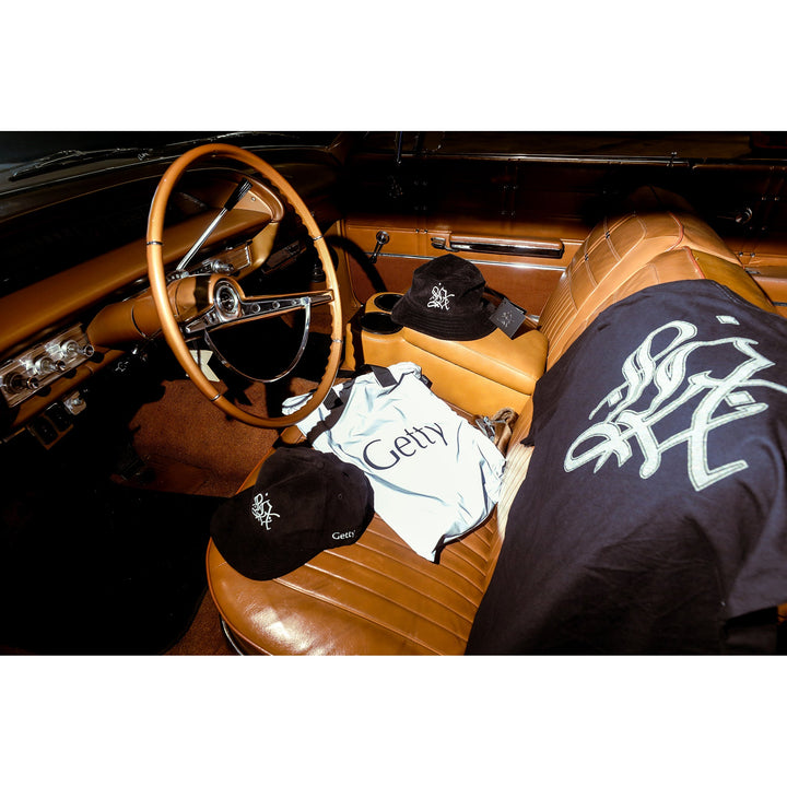 L.A. Graffiti Black Book Reflective Reversible Tote Bag / Backpack