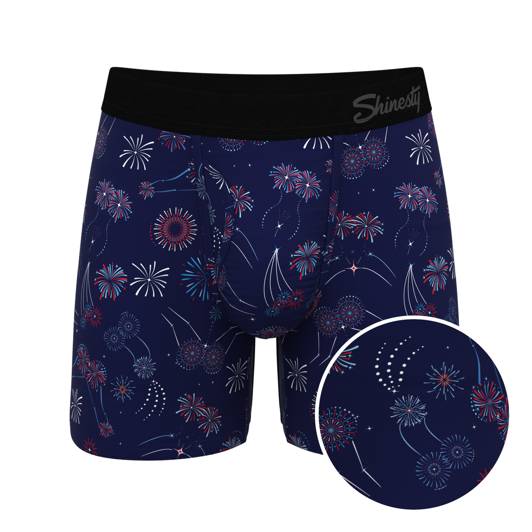 The Pyrotecnips | Naughty Fireworks Ball Hammock® Pouch Underwear With Fly